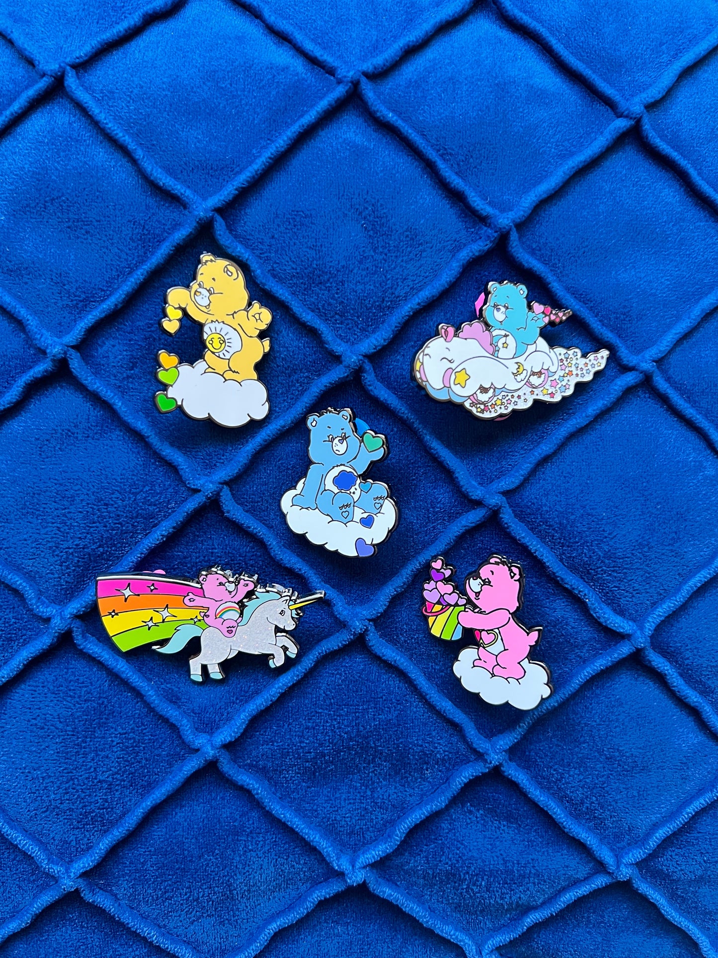 Unicorn Cheer Bear Pride Pin, Care Bears