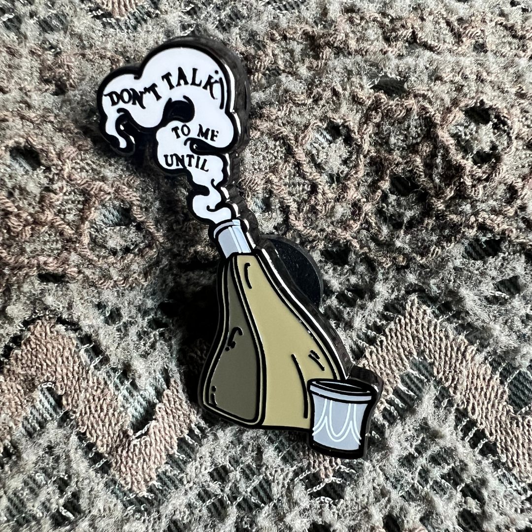 Hot Brown Morning Potion Pin, The Dragon Prince
