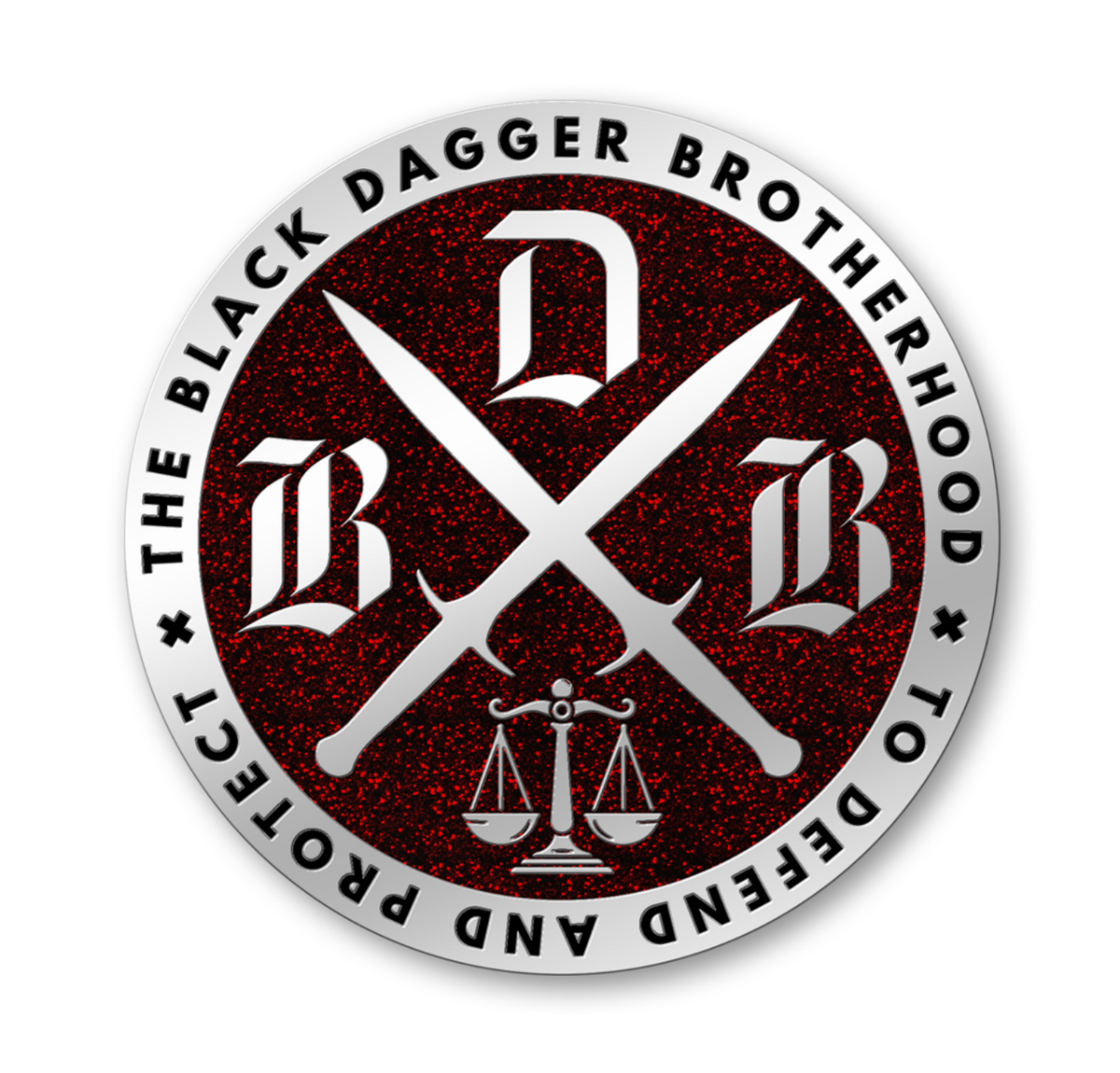 Black Dagger Brotherhood Crest Pin