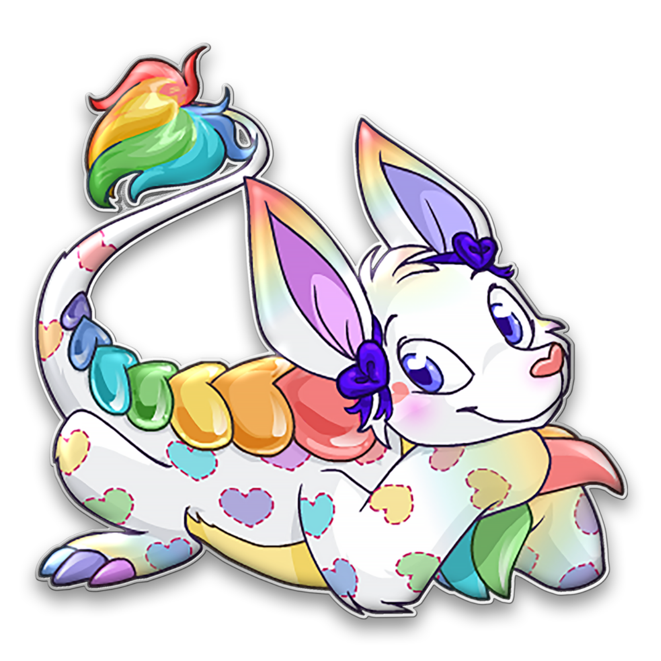 *PRE-ORDER* Prismatic Bori Pride Pin, Neopets
