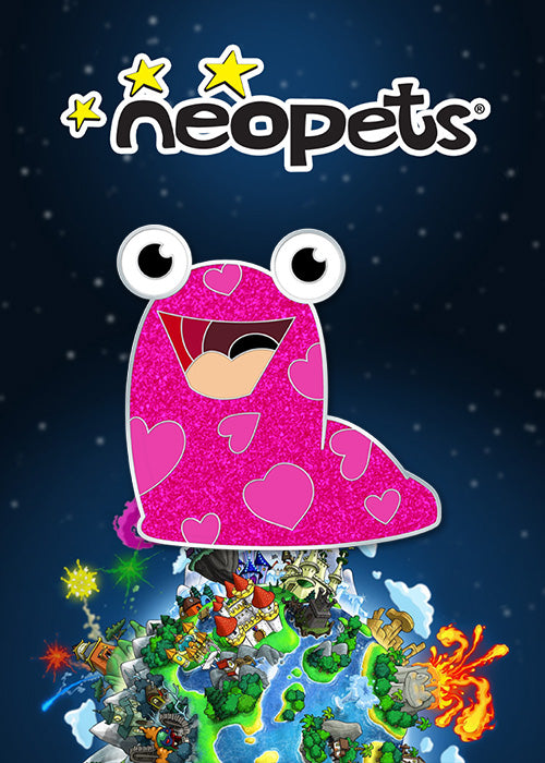 Valentine Slorg Pin, Neopets