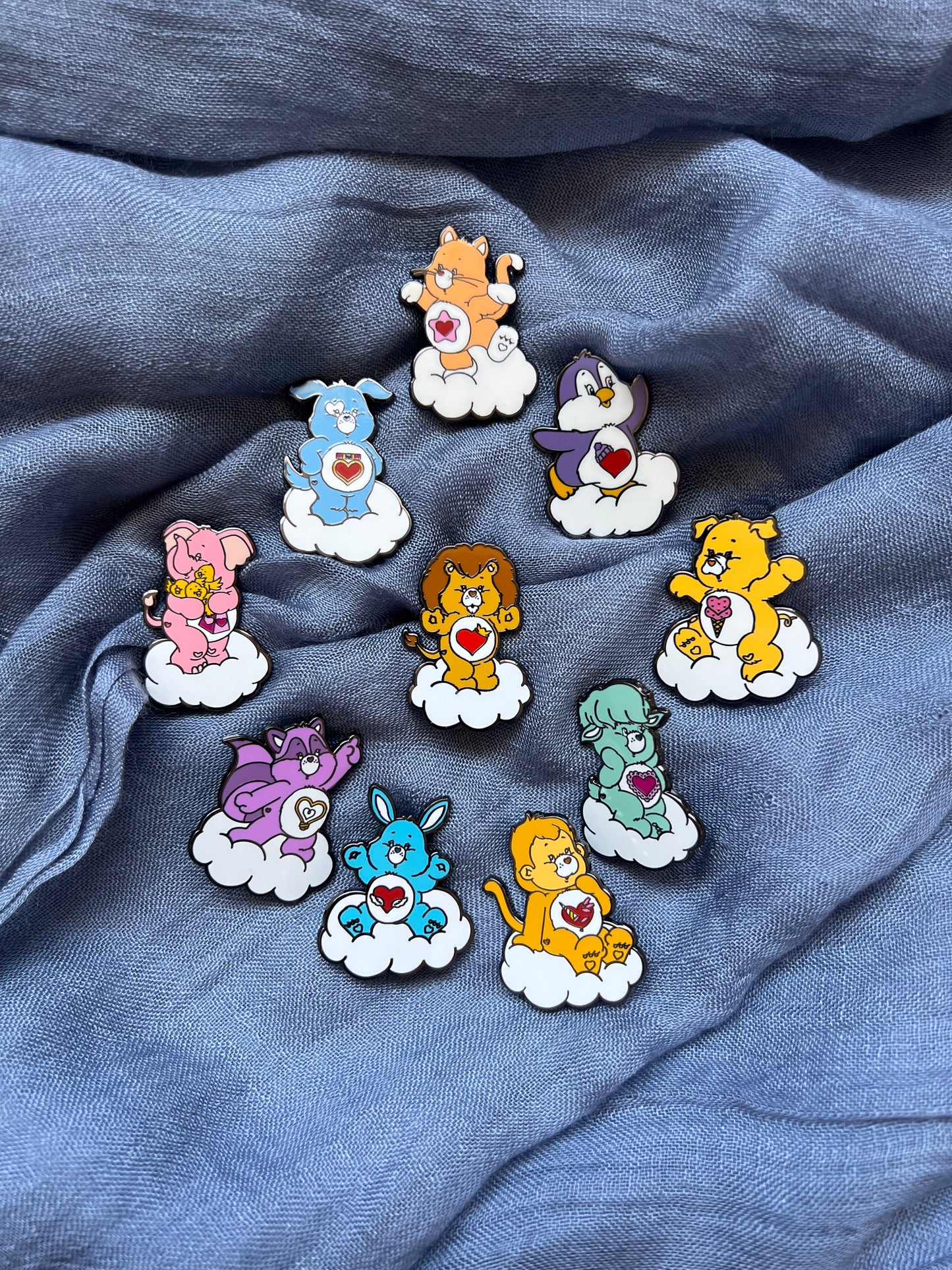 Proud Heart Cat Pin, Care Bears Cousins