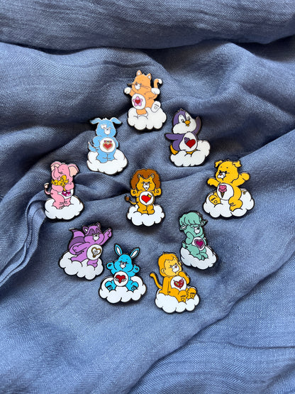 Proud Heart Cat Pin, Care Bears Cousins