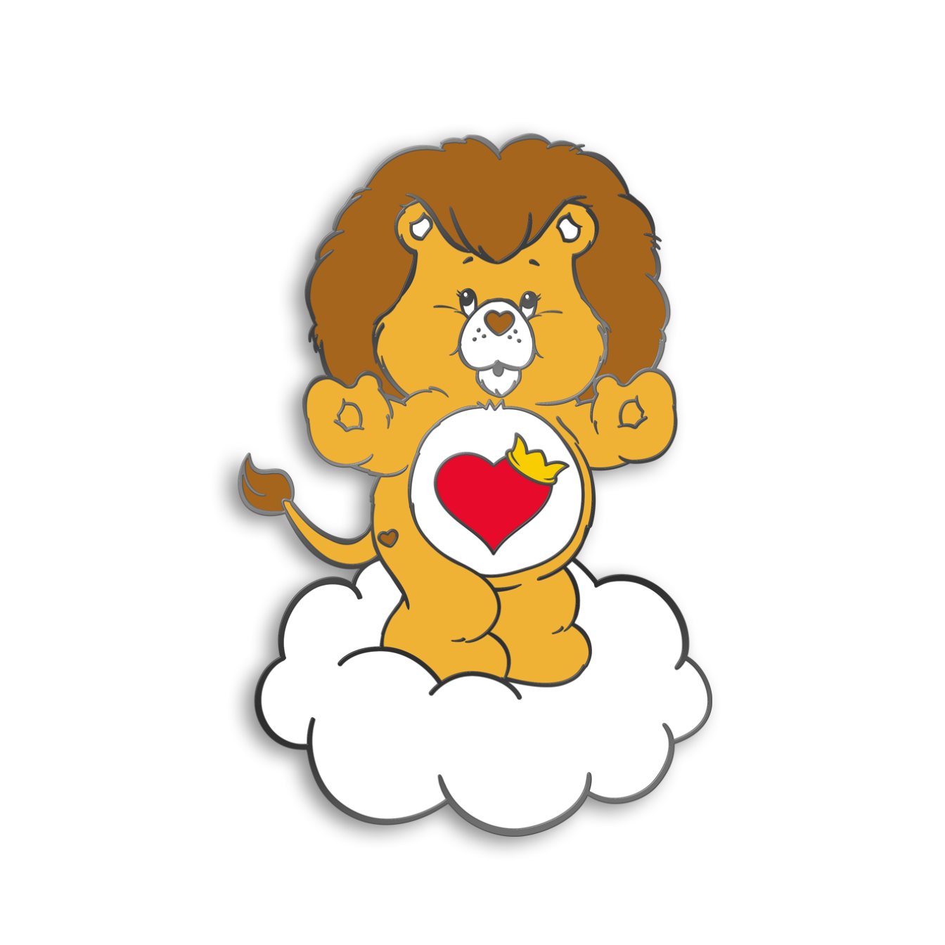 Brave Heart Lion Pin