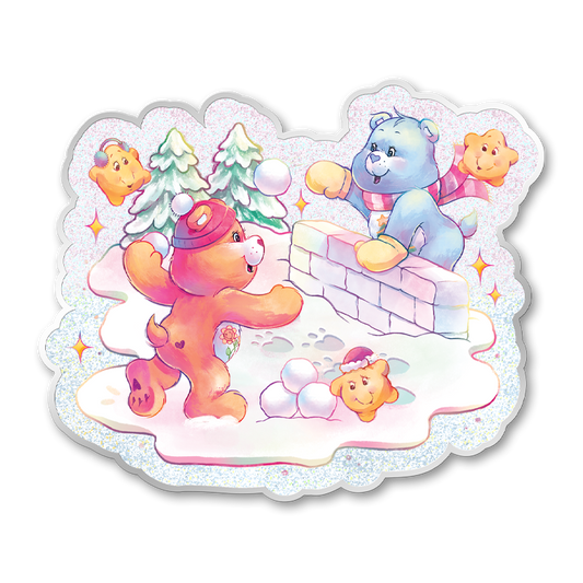 Christmas Wishes Pin, Care Bears