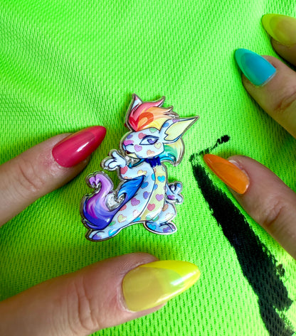 Prismatic Kyrii Pride Pin, Neopets