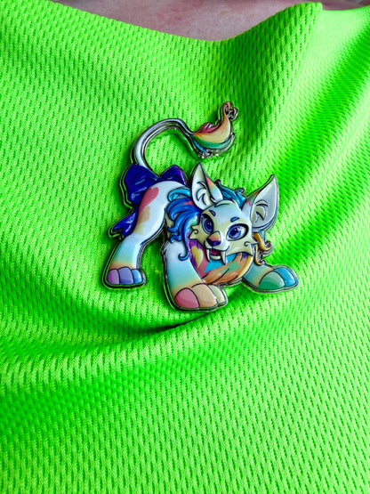 Prismatic Varwolf Pride Pin, Neopets