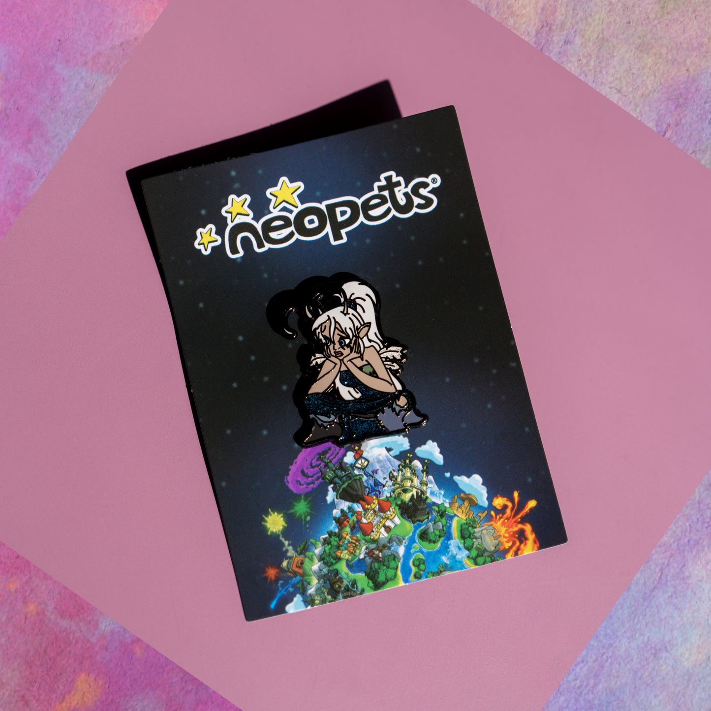 Grey Faerie Pin, Neopets