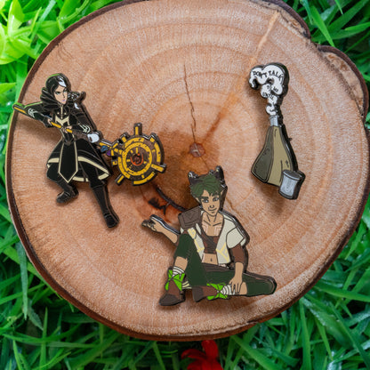 Hot Brown Morning Potion Pin, The Dragon Prince