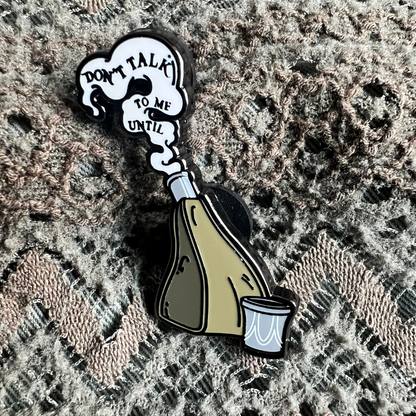 Hot Brown Morning Potion Pin, The Dragon Prince