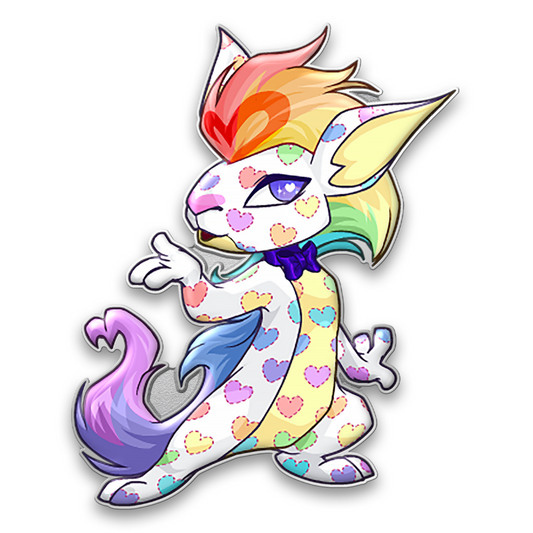 *PRE-ORDER* Prismatic Kyrii Pride Pin, Neopets